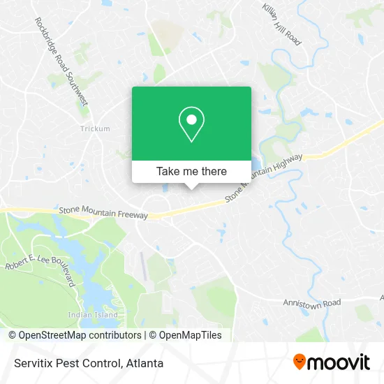 Servitix Pest Control map