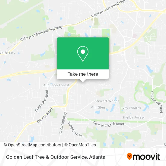 Golden Leaf Tree & Outdoor Service map