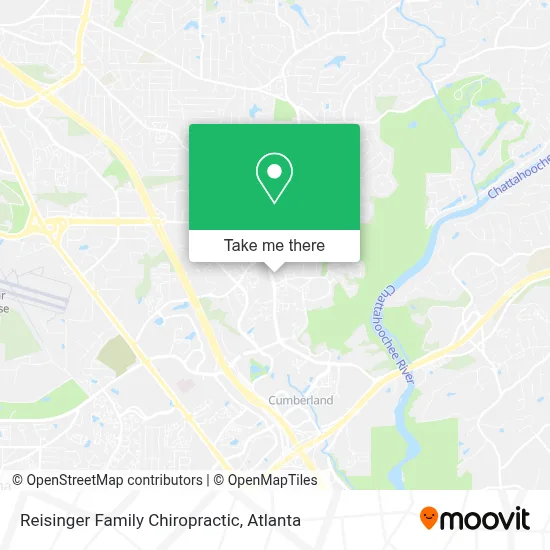 Reisinger Family Chiropractic map
