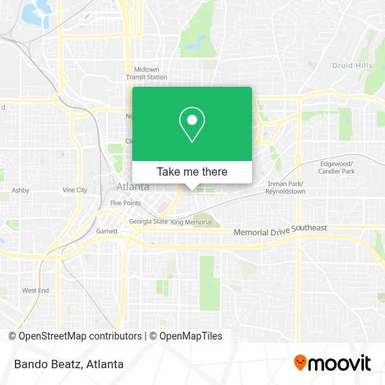Bando Beatz map