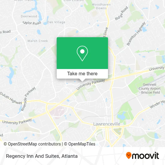 Regency Inn And Suites map
