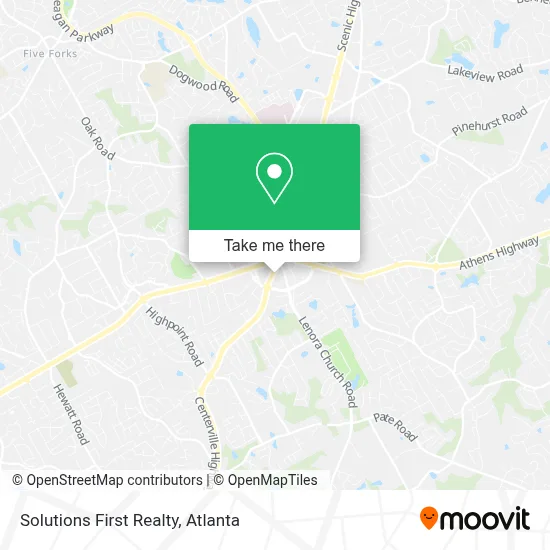 Solutions First Realty map