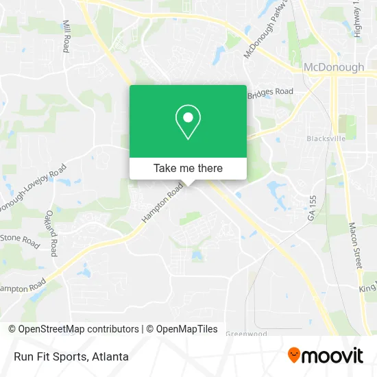 Run Fit Sports map