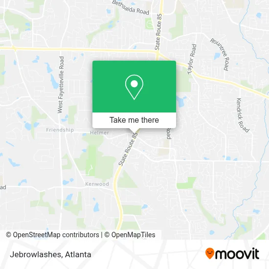 Jebrowlashes map