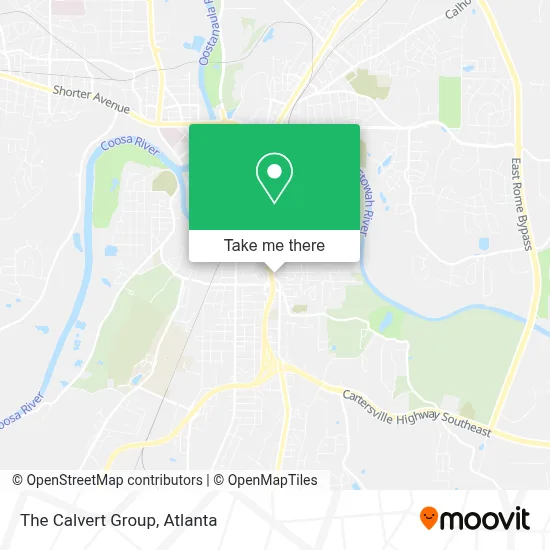 The Calvert Group map