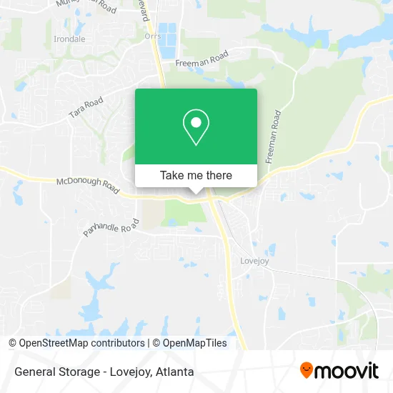 General Storage - Lovejoy map