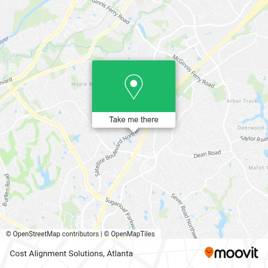 Cost Alignment Solutions map
