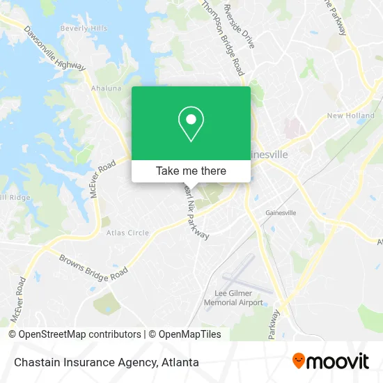 Chastain Insurance Agency map