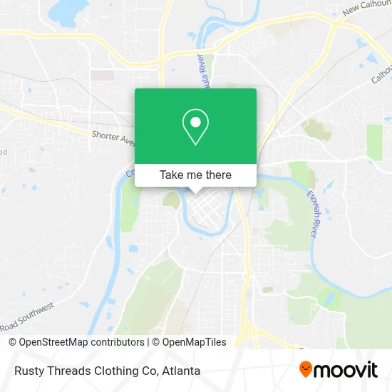 Rusty Threads Clothing Co map