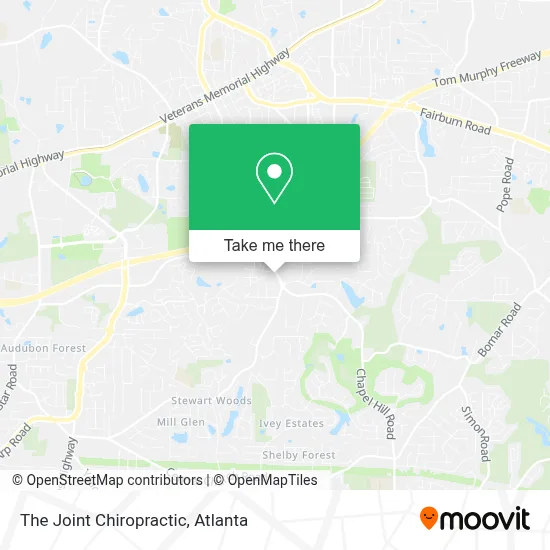 The Joint Chiropractic map