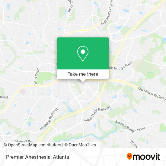 Premier Anesthesia map