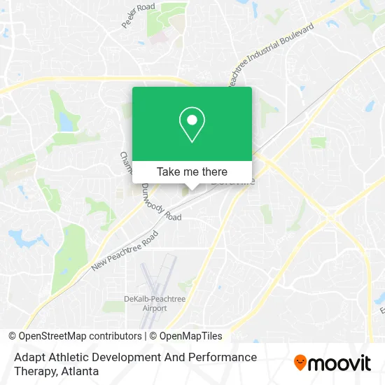 Adapt Athletic Development And Performance Therapy map
