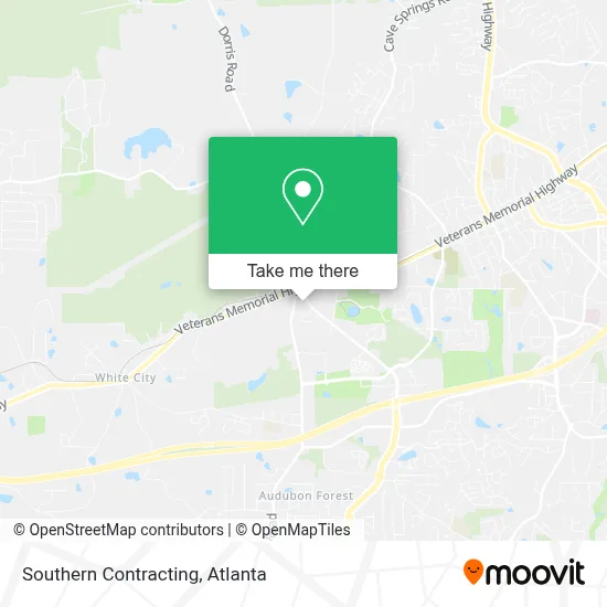 Southern Contracting map