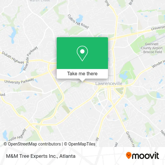 M&M Tree Experts Inc. map