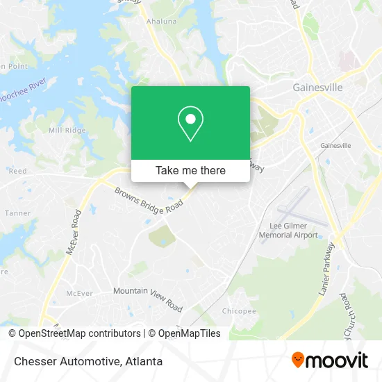 Chesser Automotive map