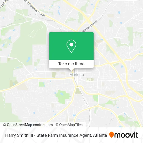 Harry Smith III - State Farm Insurance Agent map