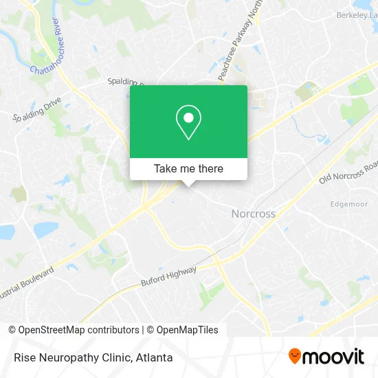 Rise Neuropathy Clinic map