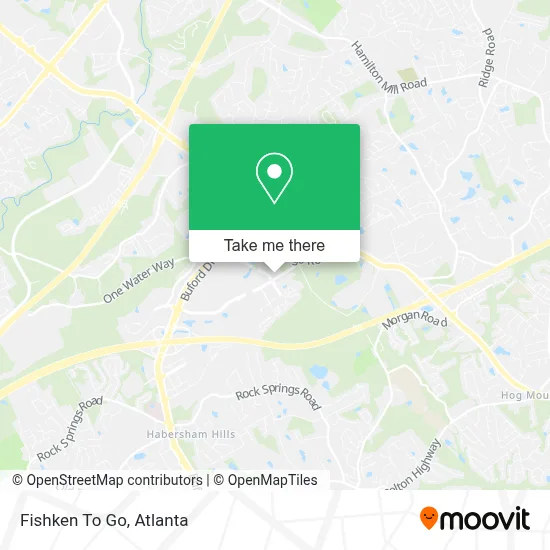 Fishken To Go map