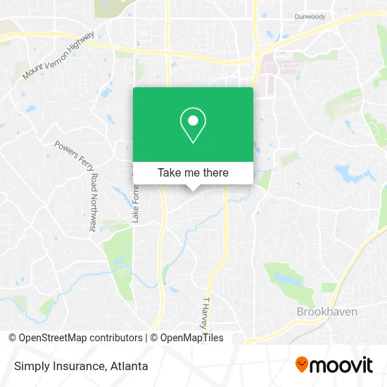 Simply Insurance map