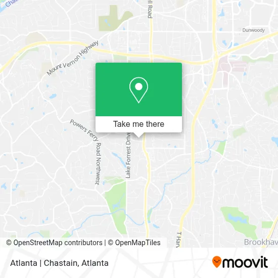 Atlanta | Chastain map