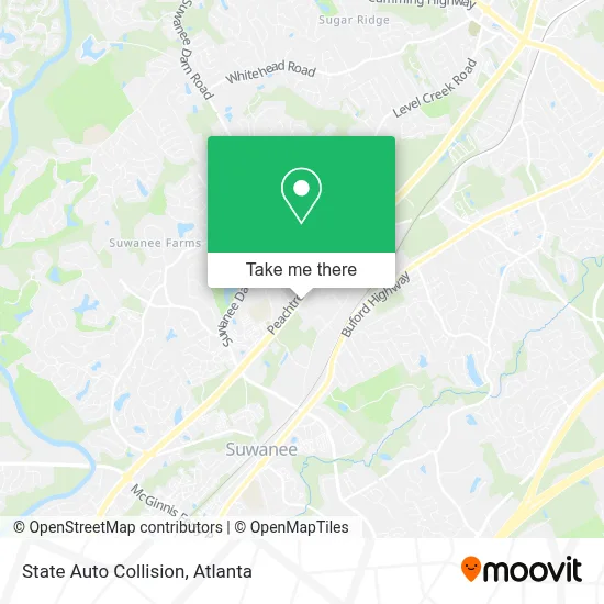 State Auto Collision map