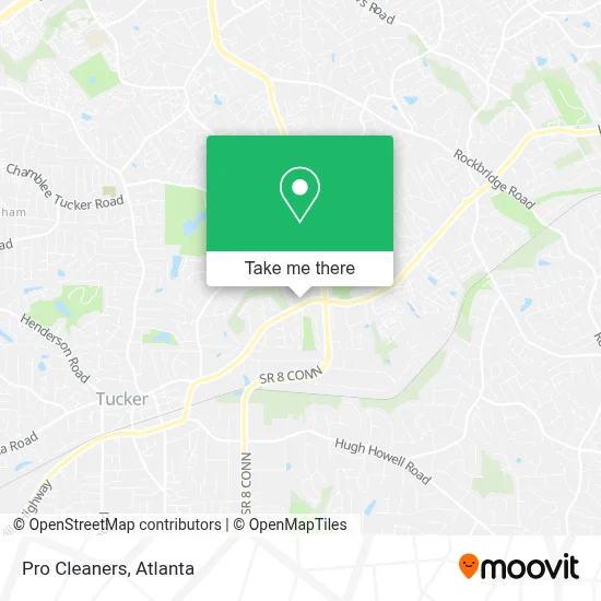 Pro Cleaners map