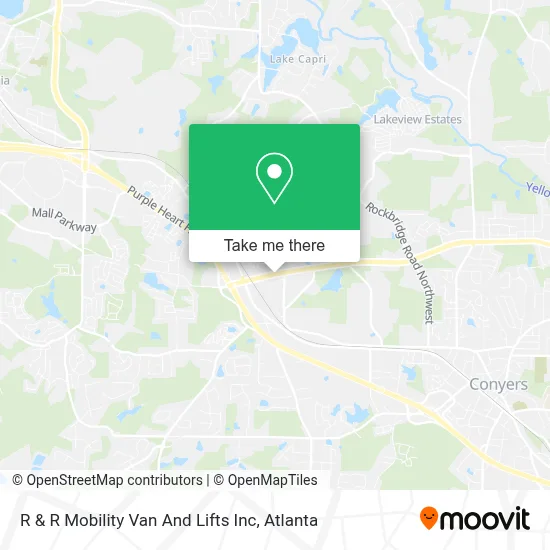 R & R Mobility Van And Lifts Inc map