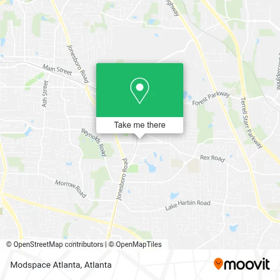 Modspace Atlanta map
