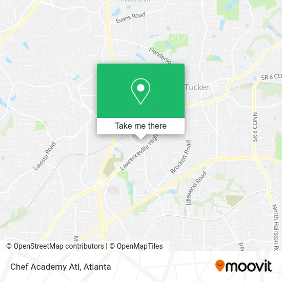 Chef Academy Atl map
