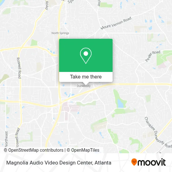 Magnolia Audio Video Design Center map