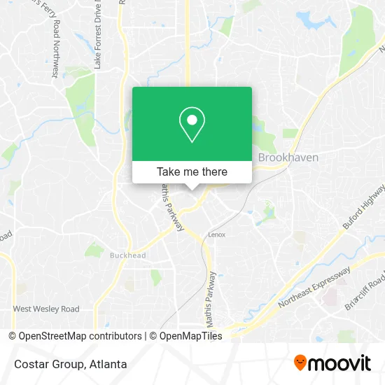Costar Group map