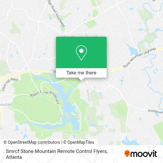 Smrcf Stone Mountain Remote Control Flyers map