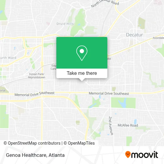 Genoa Healthcare map