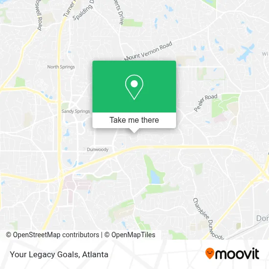 Your Legacy Goals map