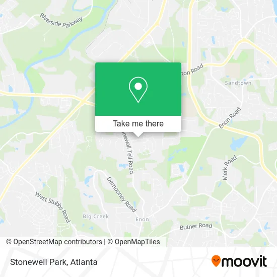 Stonewell Park map