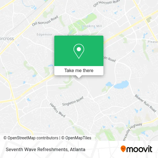 Seventh Wave Refreshments map