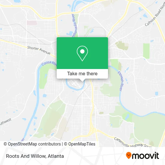 Roots And Willow map