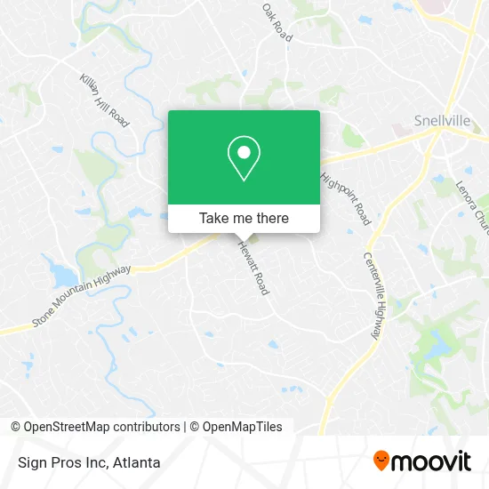 Sign Pros Inc map