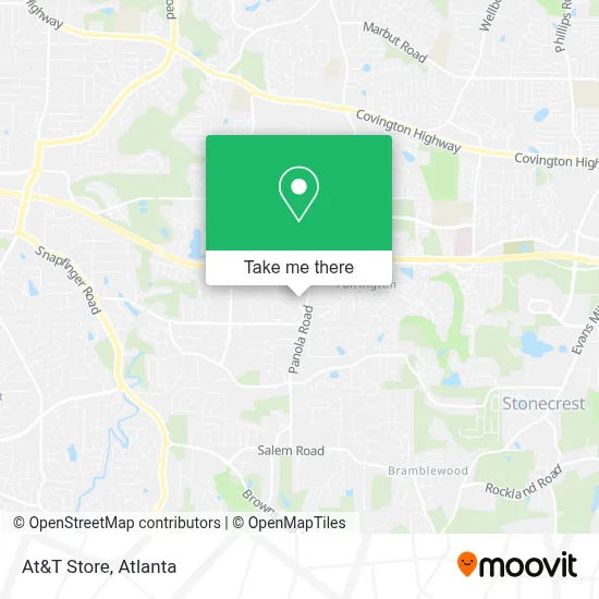 At&T Store map