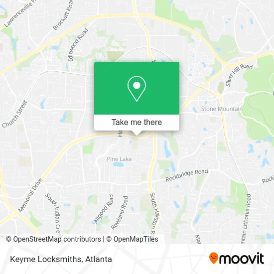 Keyme Locksmiths map