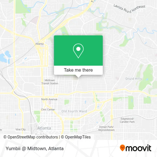Yumbii @ Midtown map