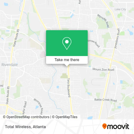Total Wireless map
