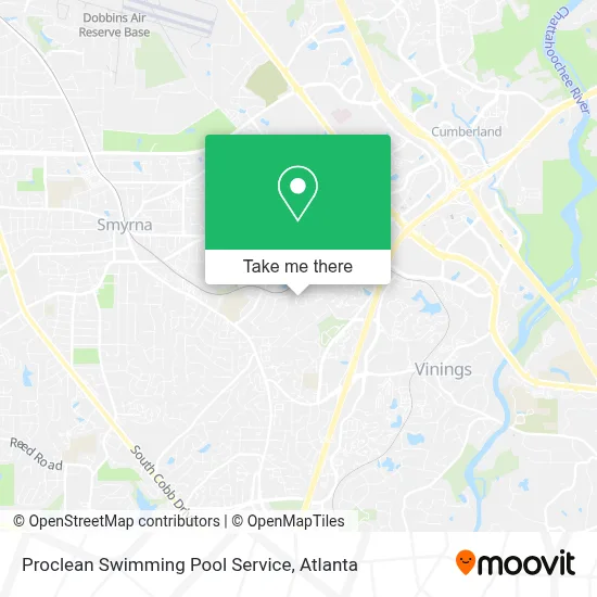 Proclean Swimming Pool Service map