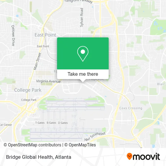 Bridge Global Health map