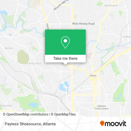 Payless Shoesource map