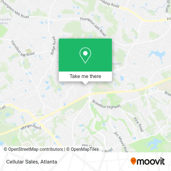 Cellular Sales map