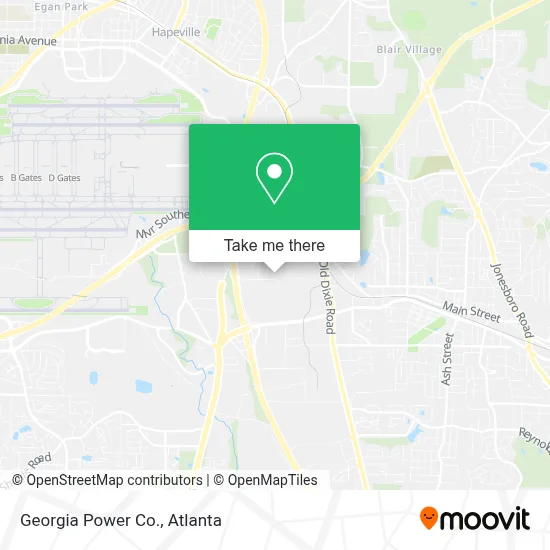 Georgia Power Co. map