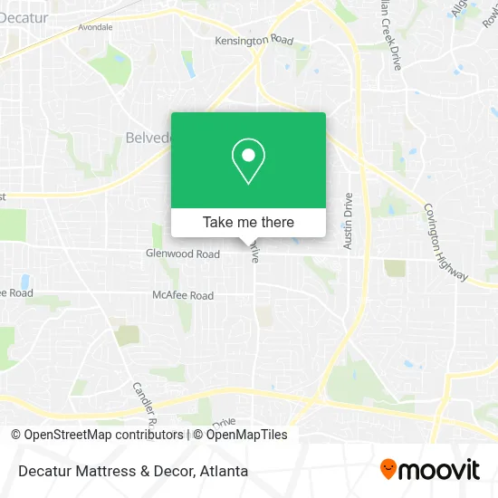 Decatur Mattress & Decor map