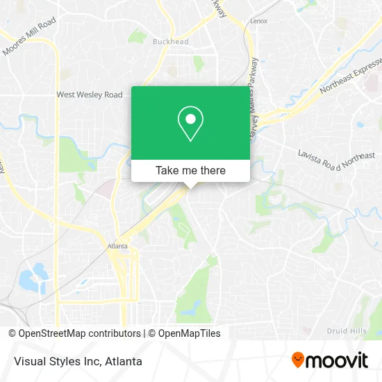 Visual Styles Inc map