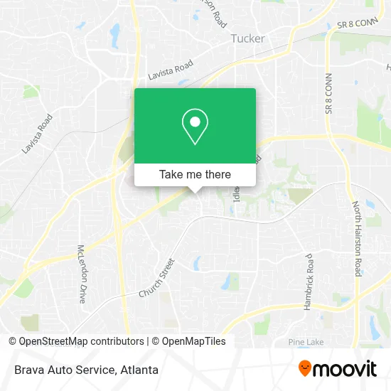 Brava Auto Service map